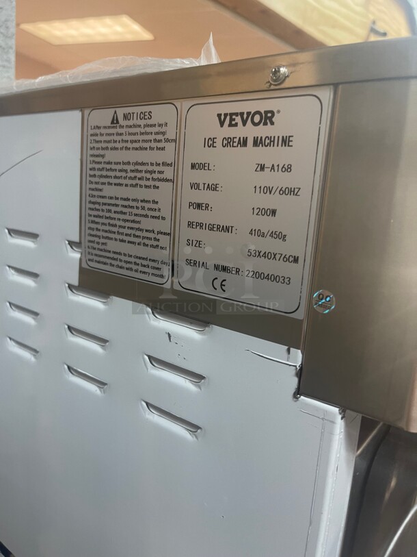 Bran New! Commercial Counter Top Three Flavors Ice Cream Machine 115 Volt 1200 Watts NSF Tested and Working! - Image 7 of 8