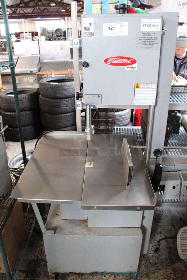 Fleetwood Metal Commercial Floor Style Meat Saw. 115 Volts, 1 Phase. 36x20x67. Tested and Working! - Image 2 of 7