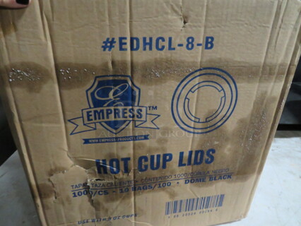 One Case Of 8oz Hot Cup Lids.