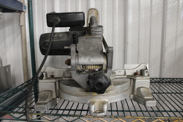 M2500LW2 Metal Countertop 10" Compound Miter Saw w/ Laser Guide. 120 Volts, 1 Phase. Tested and Working! - Image 8 of 12