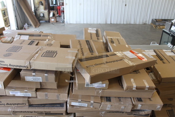 ALL ONE MONEY! PALLET LOT of NEW Cambro CPDS21H6480 Camshelving® Premium Dunnage Stand 21" & 24" and MORE! - Image 2 of 6