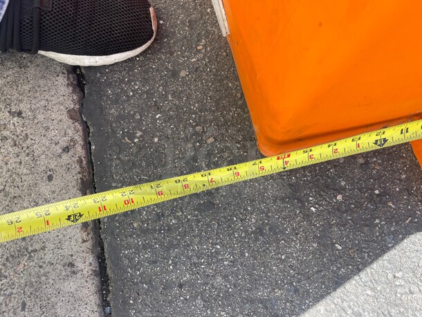 Clean! Commercial Traffic Barrier - 60 x 16 x 24 inch Great for Blocking Parking lot - Image 7 of 9