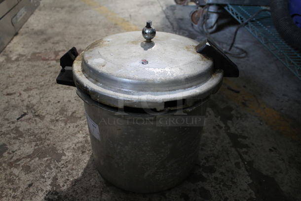 Metal Pressure Cooker Pot.
