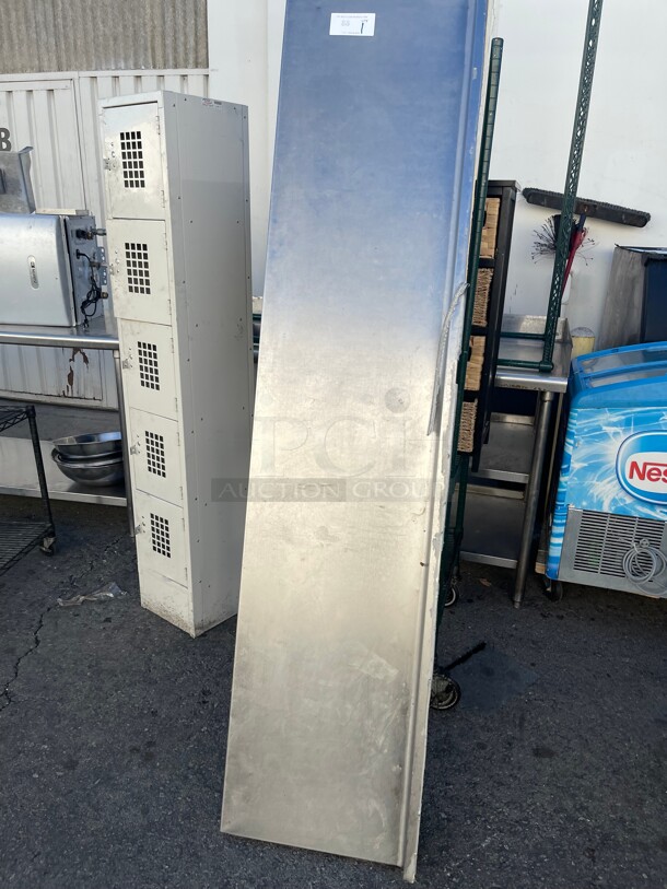 Commercial Stainless Steel Shelve NSF great Shape - Image 3 of 5