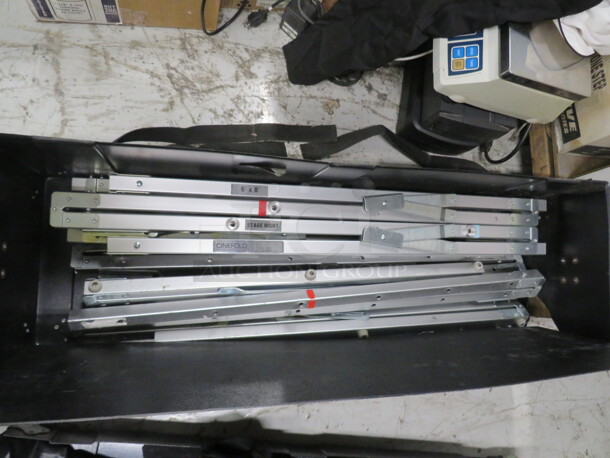 One Draper Carry Case With Cinefold Portable Projection Screens. 6-8 Ft. 40X14X11 - Image 4 of 4