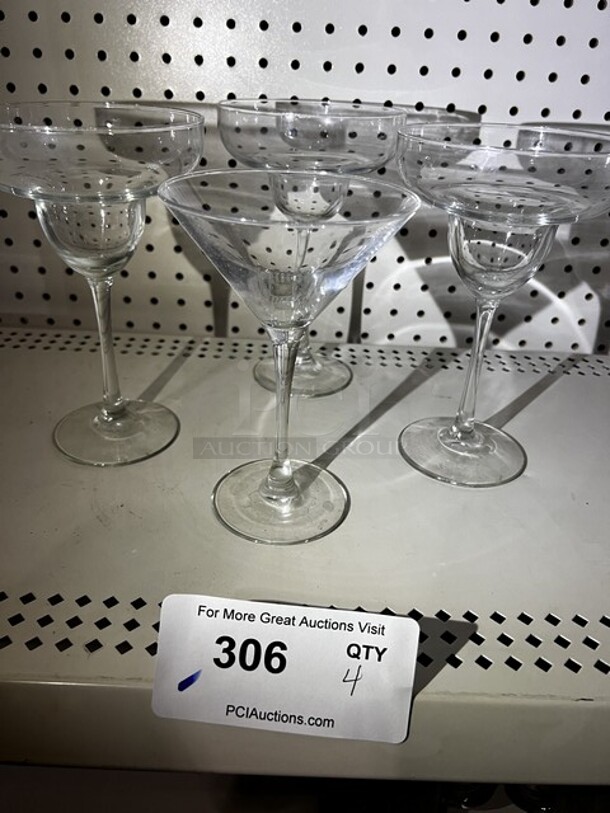 Margarita/Martini Glasses (4)