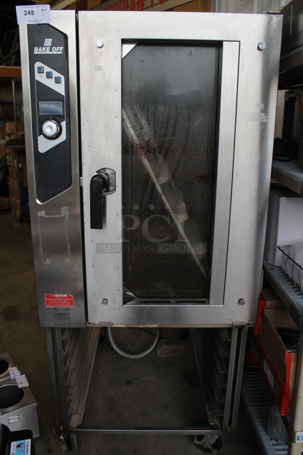 Bake Off Stainless Steel Commercial Combi Convection Oven on Pan Rack w/ Commercial Casters. 208 Volts, 1 Phase.