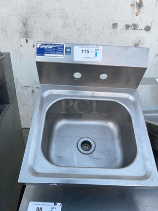 Clean! Universal Commercial 15 inch Stainless Steel Hand Sink NSF 