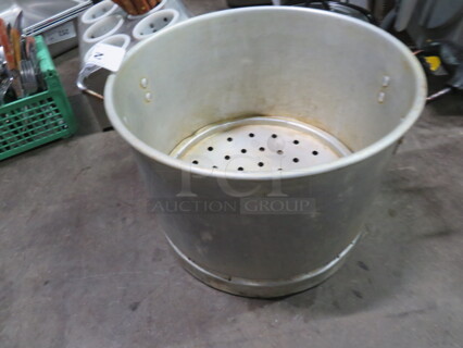 One 14.5 Inch Aluminum Stock Pot.