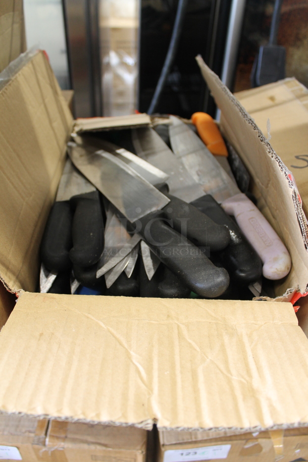 45 SHARPENED Stainless Steel Chef Knives. 45 Times Your Bid! - Image 1 of 2