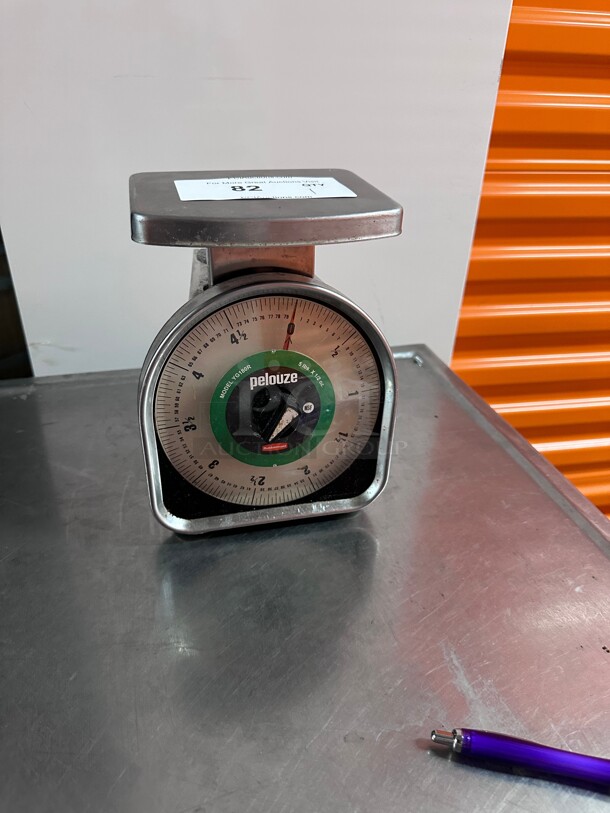 Clean! Rubbermaid Commercial Products Pelouze Aluminum Y-Line Mechanical Stainless Steel Portion-Control Food Scale, 5-pound, for Kitchen Restaurant Use NSF  - Image 3 of 8