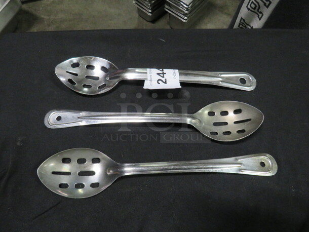 Stainless Steel Slotted Spoon. 3XBID - Image 1 of 1