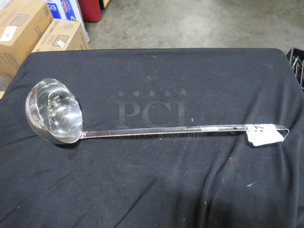 One Stainless Steel 12oz Ladle.