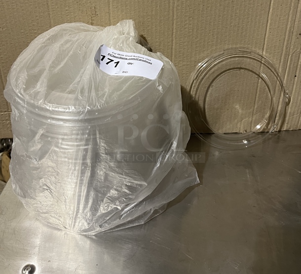 Clear Take Out Lids, 8.5", 40 Count - Image 1 of 1