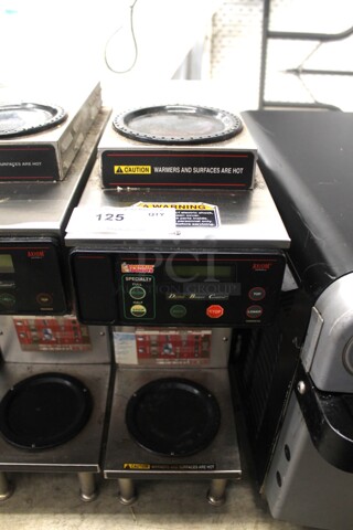 2017 Bunn AXIOM-35-2 Stainless Steel Commercial Countertop 2 Burner Coffee Machine. 120/208-240 Volts, 1 Phase.