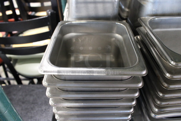 6 Stainless Steel 1/6 Size Drop In Bins. 1/6x4. 6 Times Your Bid! - Image 3 of 3