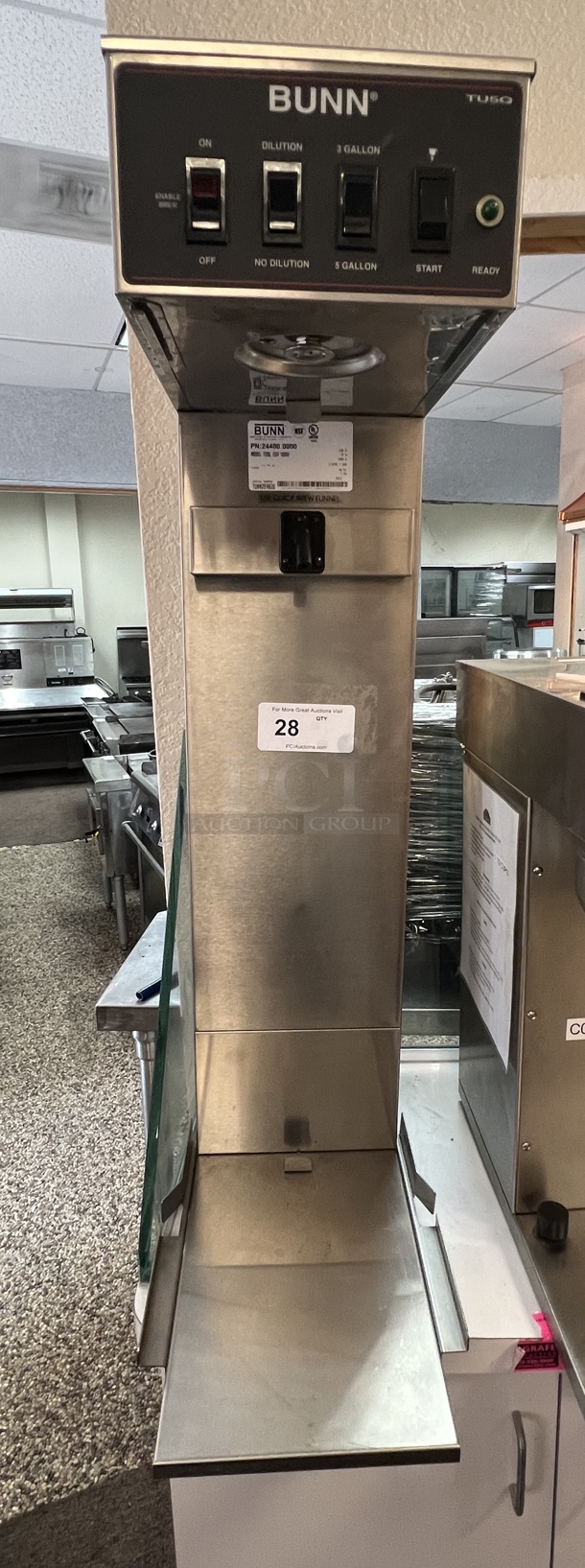 Bunn TU5Q 5 Gallon Commercial Iced Tea Brewer NSF 120 volt NSF Tested and Working! - Image 1 of 2