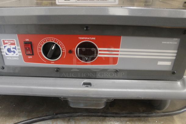 BRAND NEW SCRATCH AND DENT! 2023 Metro C539-HFC-U Stainless Steel Commercial Single Door Reach In Warming Holding Cabinet. 120 Volts, 1 Phase. Tested and Working! - Image 3 of 5
