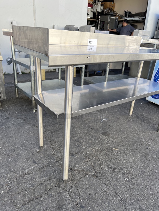 Stainless Steel Commercial Table - Image 2 of 3