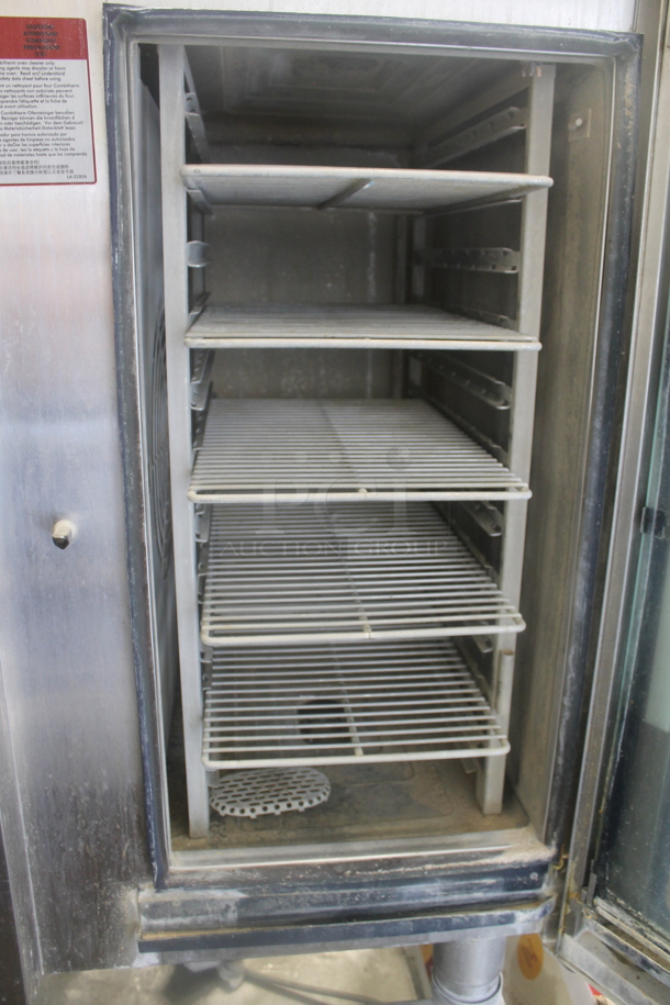2018 Alto Shaam CTP10-10E Stainless Steel Commercial Electric Powered Combitherm Convection Oven on Metal Equipment Stand. 208-240 Volts, 3 Phase. - Image 5 of 6