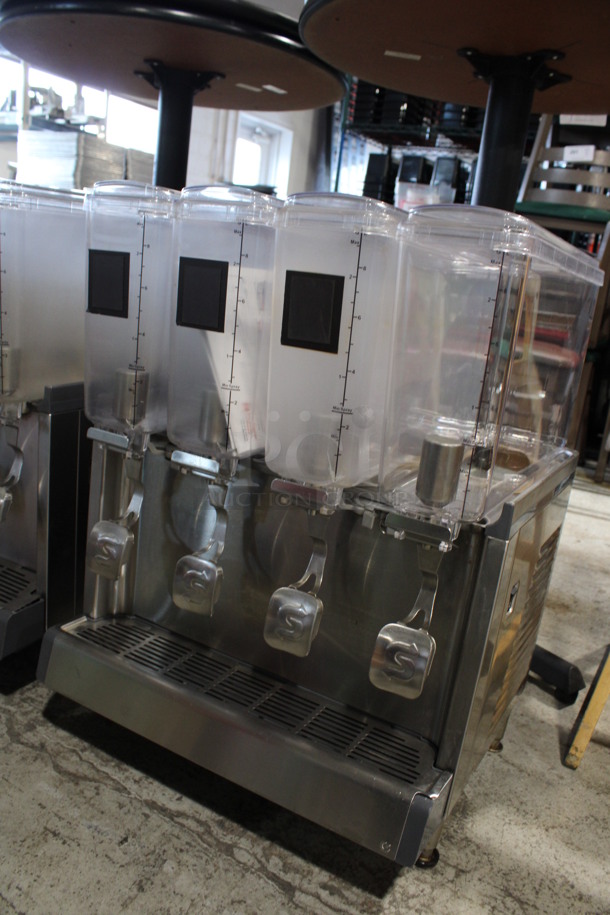 2018 Crathco Model CS-4E/2D/3D-16 Stainless Steel Commercial Countertop 4 Hopper Refrigerated Drink Machine. 120 Volts, 1 Phase. 21x18x28. Tested and Working! - Image 6 of 8