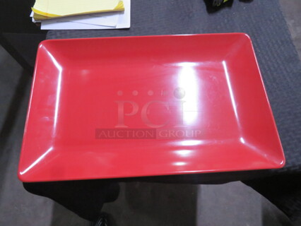 Global Elite Melamine Rectangular Platter. #M1811RC. 18X11.5. 3XBID