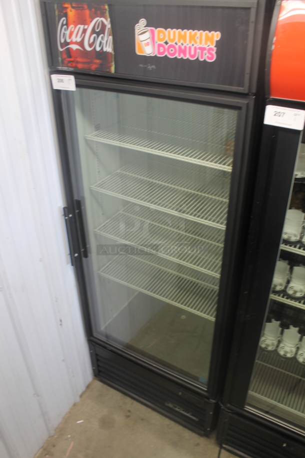 2012 True GDM-26EM-LD ENERGY STAR Metal Commercial Single Door Reach In Cooler Merchandiser w/ Poly Coated Racks. 115 Volts, 1 Phase. Tested and Powers On But Does Not Get Cold - Image 2 of 4