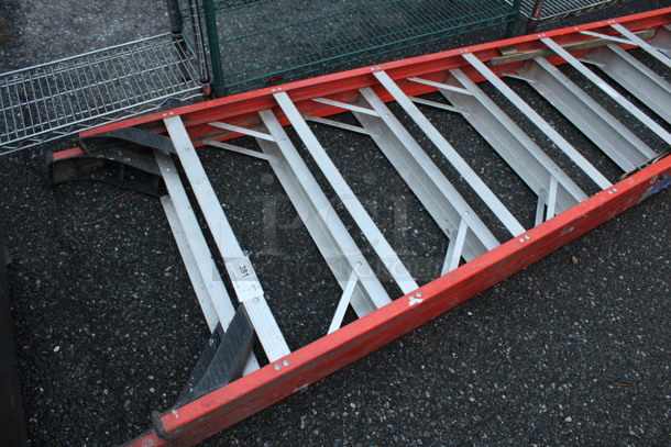 Werner Metal 300 Pound Capacity A Frame 12' Ladder - Image 2 of 4