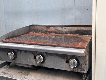 Flat Griddle NOT TESTED
30"x28"
Location: The Cage 