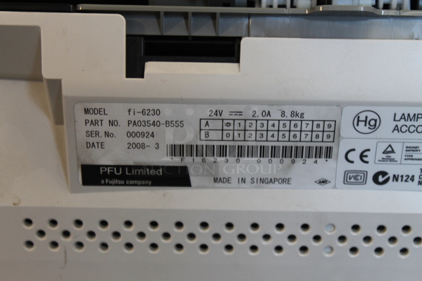 Fujitsu FI-6230 Scanner. - Image 4 of 5