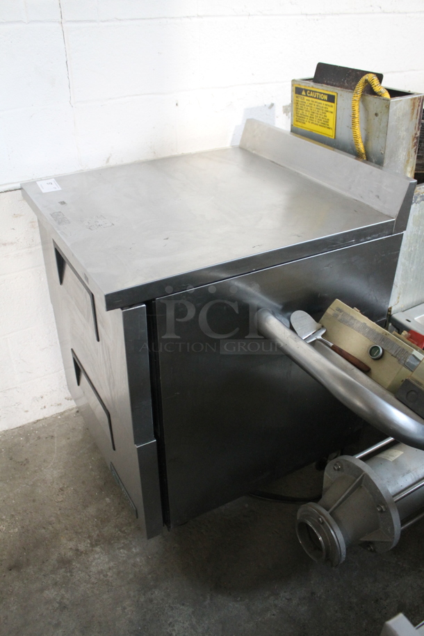 2020 True TWT-27D-2-HC Stainless Steel Commercial 2 Drawer Work Top Cooler on Commercial Casters. 115 Volts, 1 Phase. Tested and Working! - Image 2 of 8