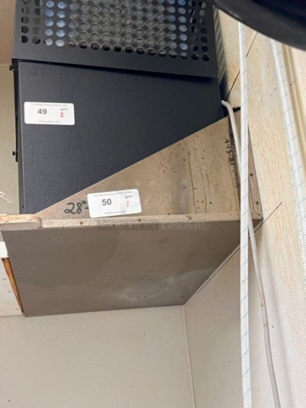 Stainless Steel Wall Mount Shelf - Image 2 of 2