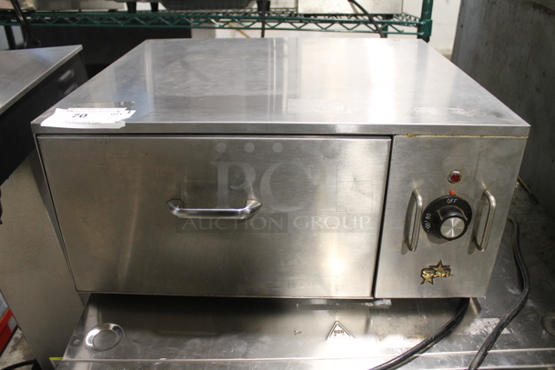 Star SST 25 Stainless Steel Commercial Countertop Heated Warming Drawer. 120 Volts, 1 Phase. Tested and Working! - Image 1 of 9