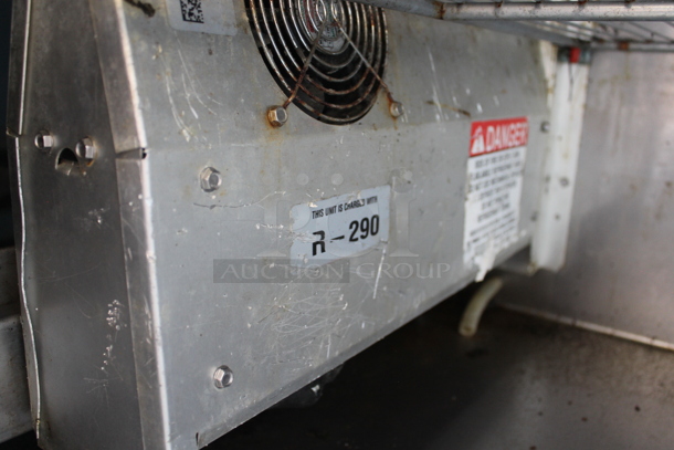 2017 Delfield 18699PTBMP Stainless Steel Commercial Sandwich Salad Prep Table Bain Marie Mega Top on Commercial Casters. 115 Volts, 1 Phase. Tested and Working! - Image 6 of 9