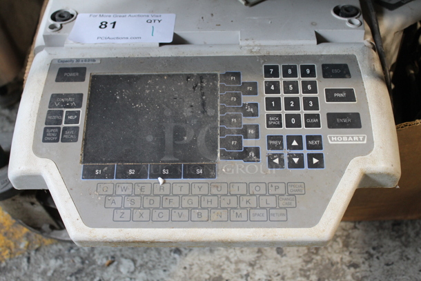 Hobart Quantum Metal Countertop Food Portioning Scale w/ Pieces. 120 Volts, 1 Phase. - Image 2 of 11