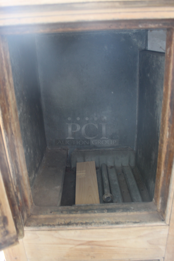 ANTIQUE! The Eddy Refrigerator Wooden 4 Door Cooler. Cannot Test Due To Missing Power Cord

 - Image 8 of 10