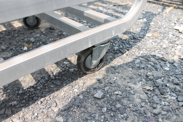 Newage Metal Commercial 2 Tier Cart w/ 2 Push Handle on Commercial Casters. - Image 2 of 2