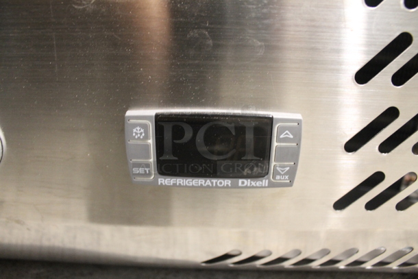 BRAND NEW SCRATCH AND DENT! KoolMore SCDC-3P-SSL Stainless Steel Commercial Countertop Refrigerated Rail w/ 3 Drop In Bins. 115 Volts, 1 Phase. Tested and Powers On But Does Not Get Cold - Image 3 of 11