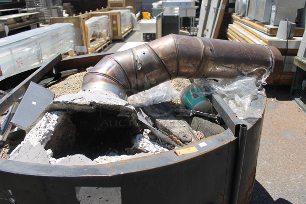 Metal Commercial Wood Fired Oven.  - Image 5 of 7