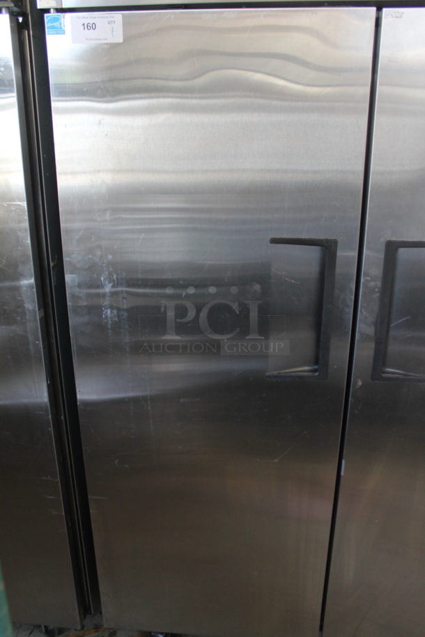 2014 True TG2R-2S ENERGY STAR Stainless Steel Commercial 2 Door Reach In Cooler w/ Poly Coated Racks on Commercial Casters. 115 Volts, 1 Phase. Tested and Working! - Image 6 of 11