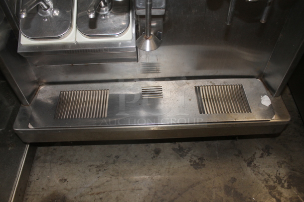 Taylor B415-22 Commercial Stainless Steel Countertop Air Cooled Soft Serve Freezer With One Hopper. 208V, 1 Phase.  - Image 4 of 10