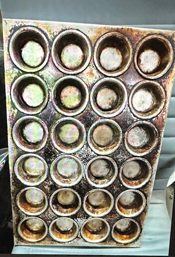 One Commercial 24 Hole Muffin Pan. - Image 1 of 1