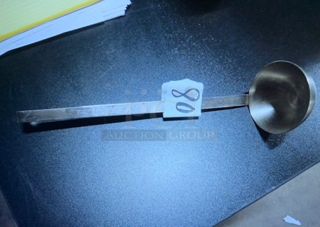 One 6oz Stainless Steel Ladle