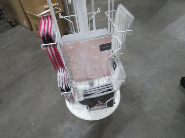 One Metal Rotating Card Display With Assorted Cards. - Image 2 of 3