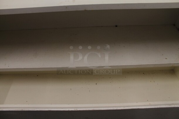 White Floor Style Dry Display Case Merchandiser. - Image 3 of 3