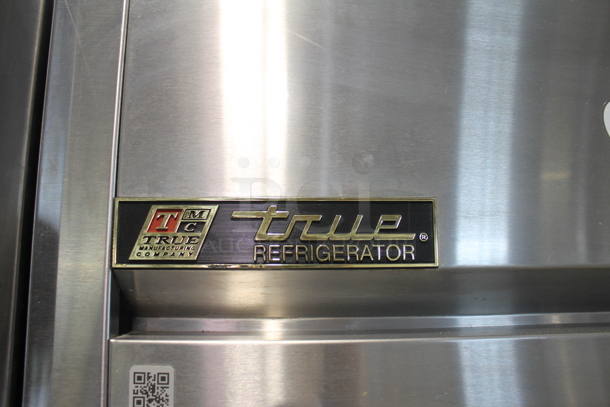 2015 True TG1R-1S ENERGY STAR Stainless Steel Commercial Single Door Reach In Cooler w/ Poly Coated Racks on Commercial Casters. 115 Volts, 1 Phase. Tested and Working! - Image 2 of 10