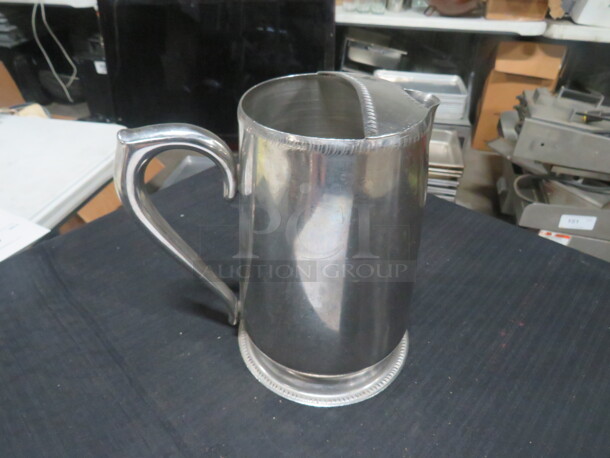 One Stainless Steel Brandware 64oz Water Pitcher.  - Image 1 of 2