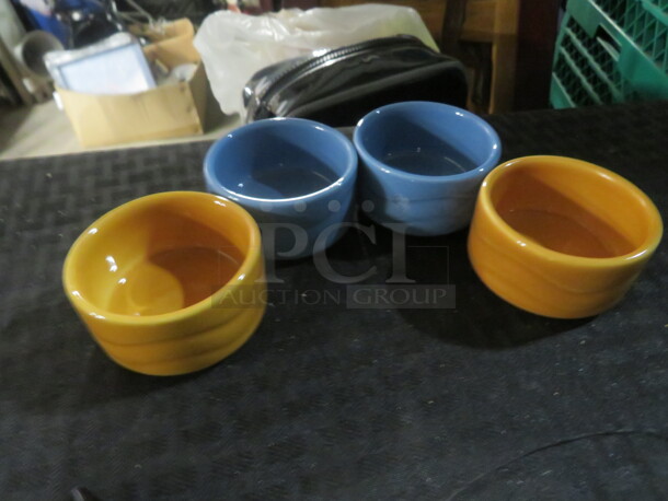 Assorted Color 2oz Sauce Cups. 4XBID