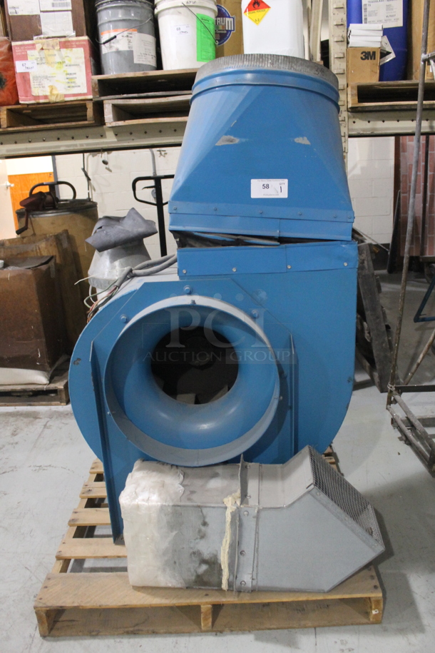 Cincinnati Fan HDBI-180 Metal Commercial Centrifugal Fan Air Mover. BUYER MUST REMOVE. - Image 1 of 9