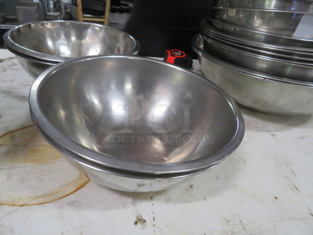 12 Inch Stainless Steel Mixing Bowls. 2XBID